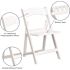 Carnegy Avenue White Resin Folding Chair (Set of 4)