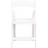Carnegy Avenue White Resin Folding Chair (Set of 4)