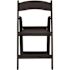 Carnegy Avenue Hercules Black Resin 800 lb. Weight Capacity Lightweight Event Folding Chair (Set of 4)