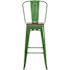 Carnegy Avenue 45.25 in. Green Bar Stool (Set of 4)