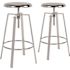 Carnegy Avenue 35 in. Chrome Bar Stool (Set of 2)
