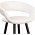 Carnegy Avenue 39 in. White Bar Stool (Set of 2)