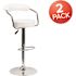 Carnegy Avenue 42.25 in. White Bar Stool (Set of 2)