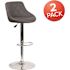 Carnegy Avenue 41.75 in. Gray Bar Stool (Set of 2)