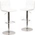 Carnegy Avenue 43.75 in. White Bar Stool (Set of 2)