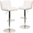 Carnegy Avenue 42.25 in. White Bar Stool (Set of 2)