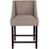 Carnegy Avenue 36 in. Light Gray Fabric Counter Height Bar Stool (Set of 2)