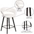 Carnegy Avenue 33.25 in. White Bar Stool (Set of 2)