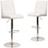 Carnegy Avenue 47.25 in. White Bar Stool (Set of 2)
