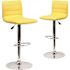 Carnegy Avenue 44 in. Yellow Bar Stool (Set of 2)