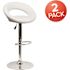 Carnegy Avenue 40.75 in. White Bar Stool (Set of 2)