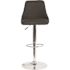 Carnegy Avenue 44.25 in. Black Fabric Bar Stool (Set of 2)