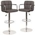 Carnegy Avenue 33.25 in. Gray Bar Stool (Set of2)