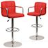 Carnegy Avenue 33.25 in. Red Bar Stool (Set of2)