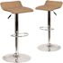 Carnegy Avenue 32 in Cappuccino Bar Stool (Set of 2)