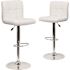 Carnegy Avenue 34 in White Bar Stool (Set of 2)
