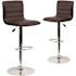 Carnegy Avenue 33 in Brown Bar Stool (Set of 2)