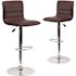 Carnegy Avenue 33 in Brown Bar Stool (Set of 2)