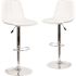 Carnegy Avenue 33.25 in White Bar Stool (Set of 2)