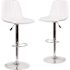 Carnegy Avenue 33.25 in White Bar Stool (Set of 2)