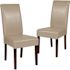 Carnegy Avenue Beige Leather Dining Chairs (Set of 2)