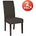 Carnegy Avenue Gray Fabric Dining Chairs (Set of 2)