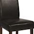 Carnegy Avenue Black Leather Dining Chairs (Set of 2)