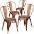 Carnegy Avenue Copper Restaurant Chairs (Set of 4)