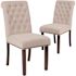 Carnegy Avenue Beige Fabric Dining Chairs (Set of 2)