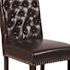 Carnegy Avenue Brown Leather Dining Chairs (Set of 2)
