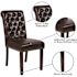 Carnegy Avenue Brown Leather Dining Chairs (Set of 2)