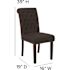Carnegy Avenue Brown Fabric Dining Chairs (Set of 2)
