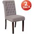 Carnegy Avenue Light Gray Fabric Dining Chairs (Set of 2)