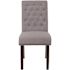 Carnegy Avenue Light Gray Fabric Dining Chairs (Set of 2)