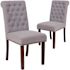 Carnegy Avenue Light Gray Fabric Dining Chairs (Set of 2)