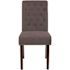 Carnegy Avenue Dark Gray Fabric Dining Chairs (Set of 2)