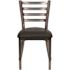 Carnegy Avenue Black Vinyl Seat/Clear Coated Metal Frame Restaurant Chairs (Set of 2)