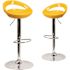 Carnegy Avenue 33 in. Yellow Bar stool (Set of 2)