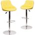 Carnegy Avenue 32 in. Yellow Bar stool (Set of 2)