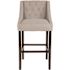 Carnegy Avenue 30 in. Light Gray Fabric Bar stool (Set of 2)