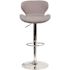 Carnegy Avenue 33 in. Gray Fabric Bar stool (Set of 2)