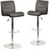Carnegy Avenue 34.5 in. Black Bar stool (Set of 2)
