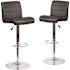 Carnegy Avenue 34.5 in. Black Bar stool (Set of 2)