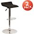 Carnegy Avenue 31.25 in. Black Bar stool (Set of 2)