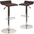 Carnegy Avenue 31.25 in. Brown Bar stool (Set of 2)