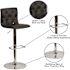 Carnegy Avenue 32.25 in. Black Bar stool (Set of 2)