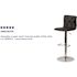 Carnegy Avenue 32.25 in. Black Bar stool (Set of 2)
