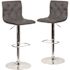 Carnegy Avenue 32.25 in. Gray Bar stool (Set of 2)