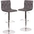 Carnegy Avenue 32.25 in. Gray Bar stool (Set of 2)