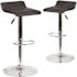 Carnegy Avenue 32 in. Black Bar stool (Set of 2)